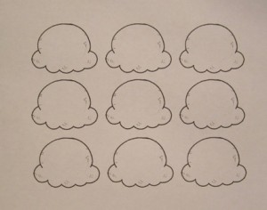 ice cream scoops template