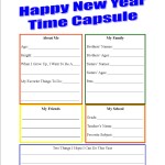 New Year Eve Time Capsule Paper