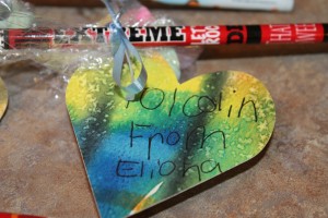 Watercolor Salt Valentines Card