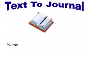 Text To Journal Cover