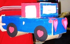 Truck Valentine's Day Box