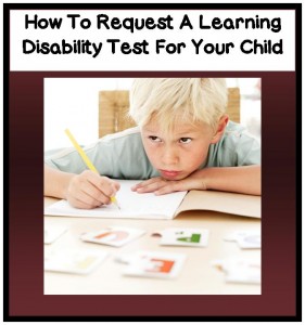 How To Request A Learning Disability Test For Your Child