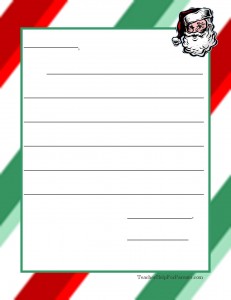Letter To Santa Template For Older Kids - Plus Santa's Address